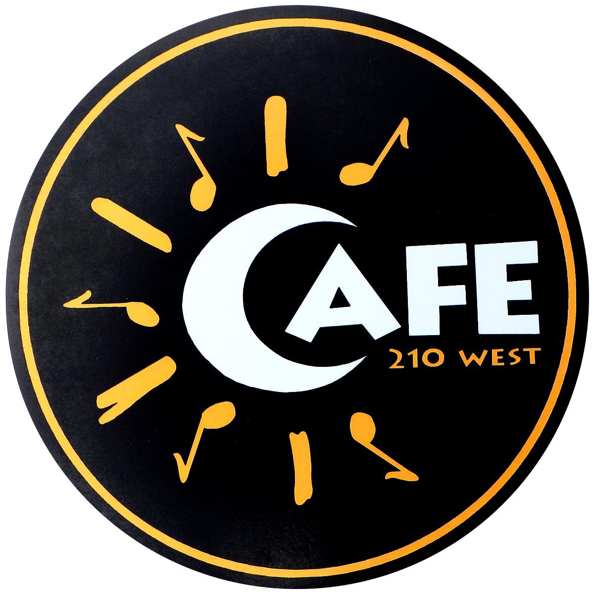 Cafe 210 West sign image